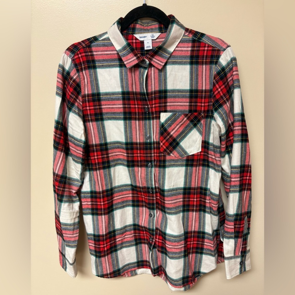Old Navy Women’s Multicolor Flannel Shirt